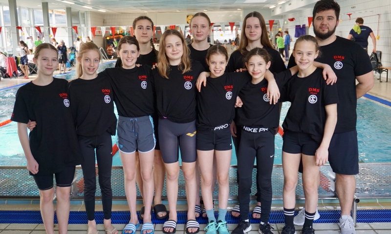 Erfolg in der Bezirksliga für junges Celler Schwimmteam
